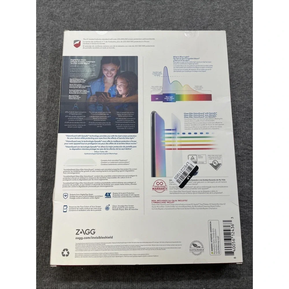 ZAGG InvisibleShield Glass Elite VisionGuard Plus - Apple iPad 12.9
